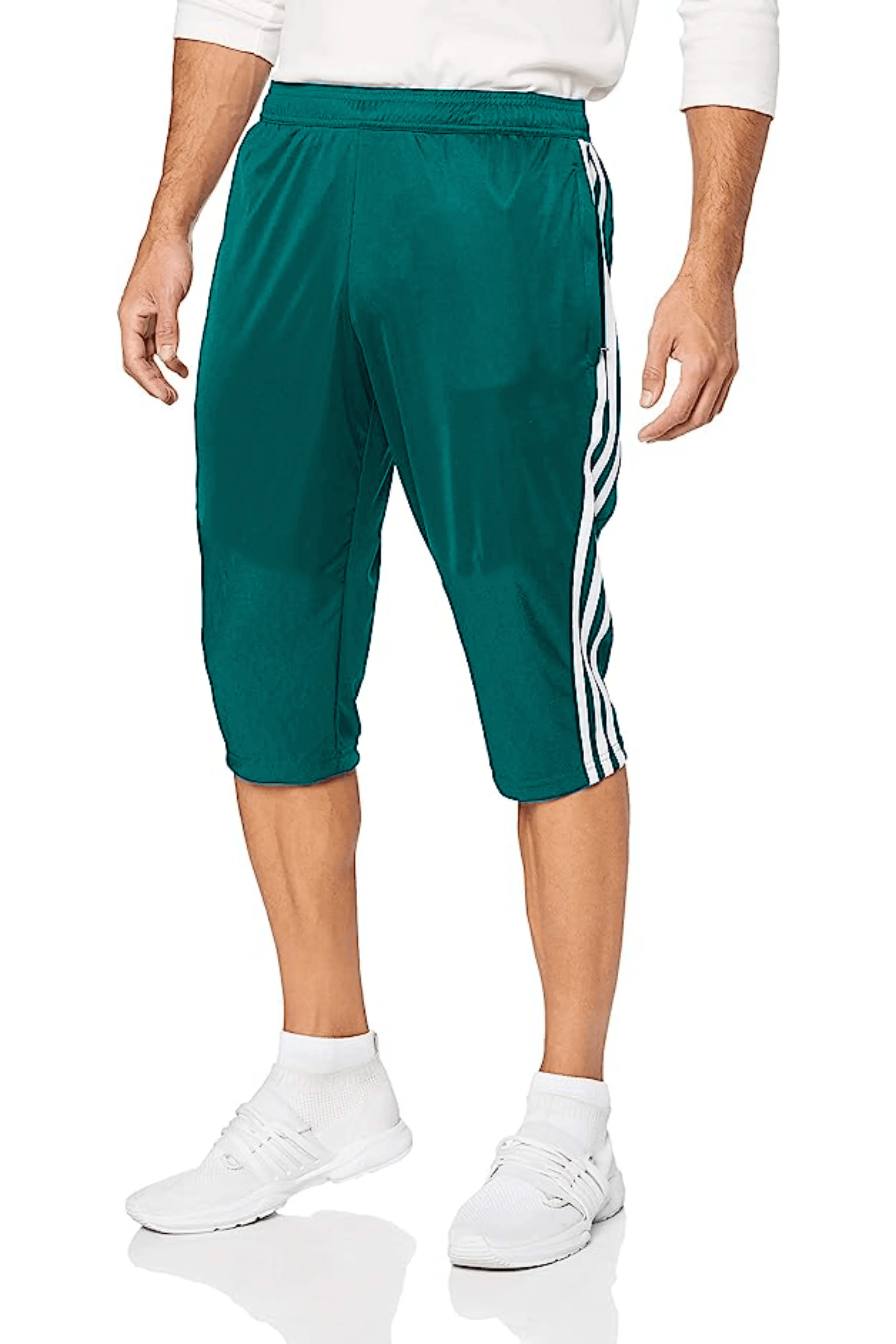 Cotton-Rib All Season Three Quarters Shorts