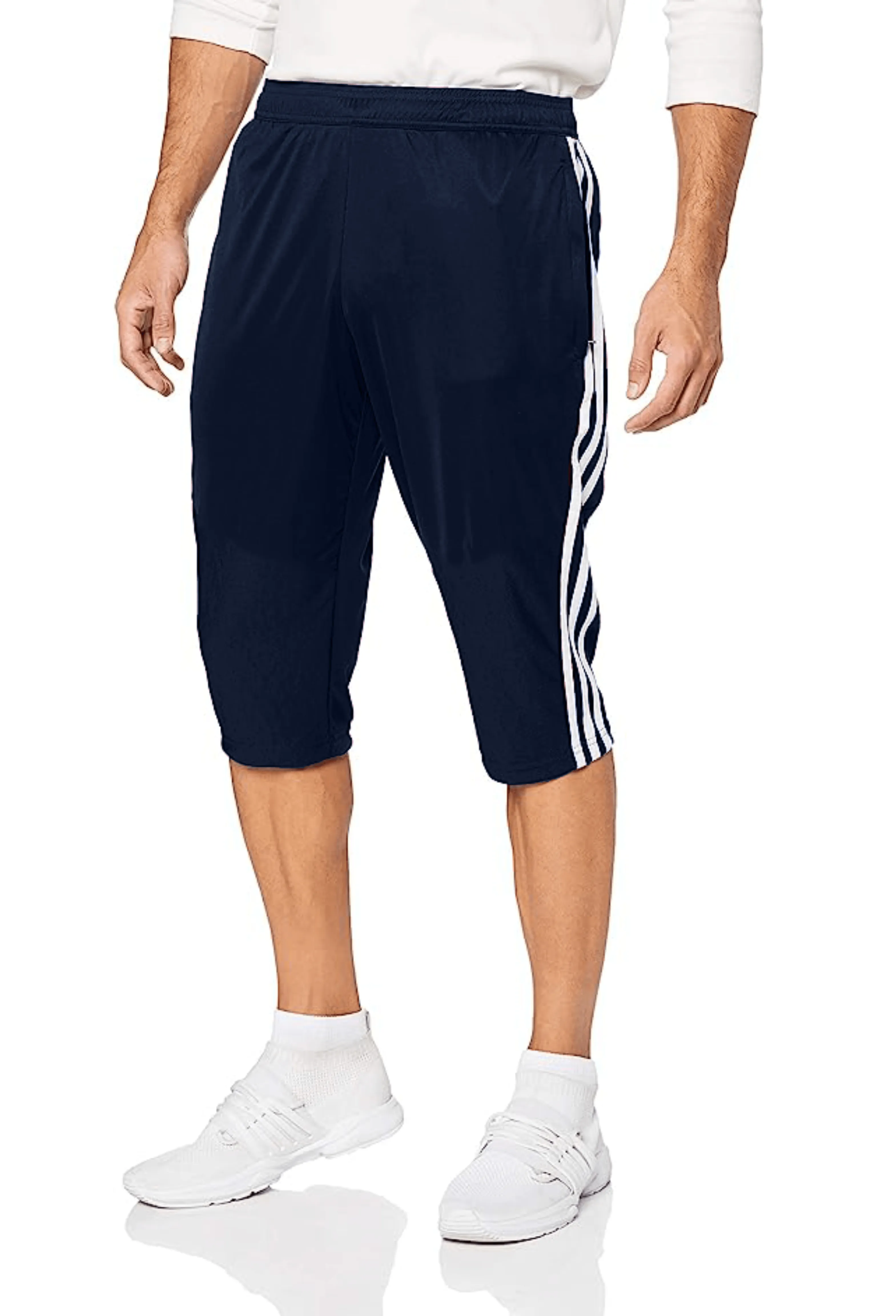 Cotton-Rib All Season Three Quarters Shorts