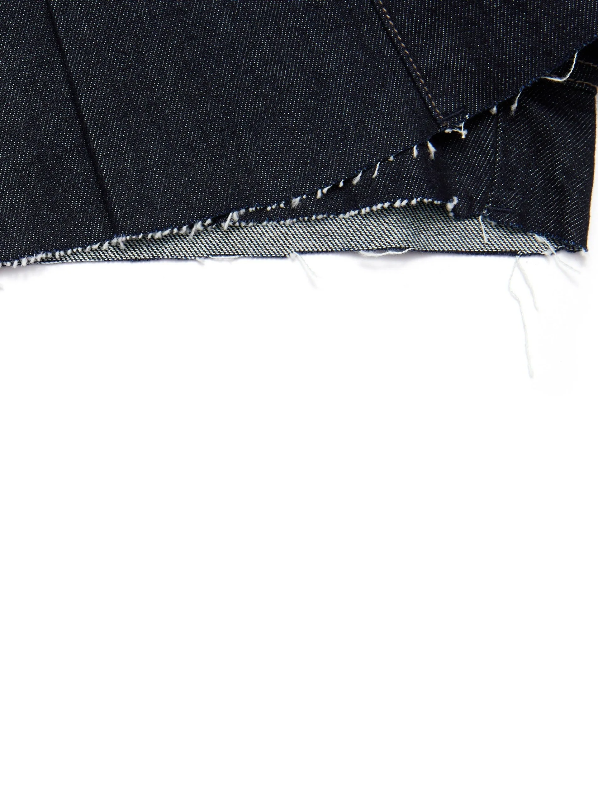 High Waist Pleated Denim Culottes