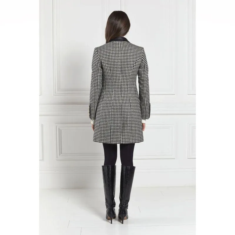 Holland Cooper Kempton Ladies Tweed Coat - Houndstooth