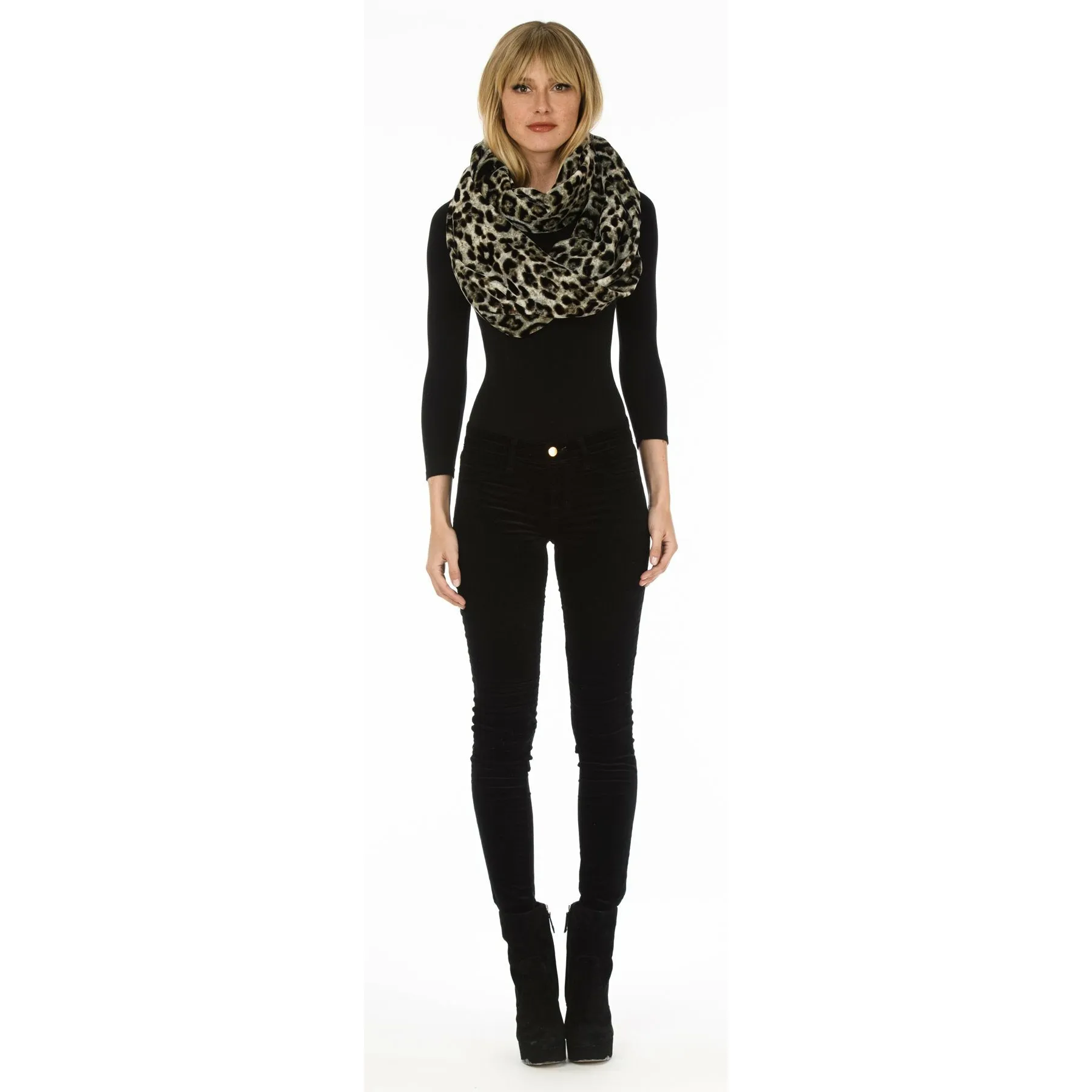 Leopard Infinity Scarf
