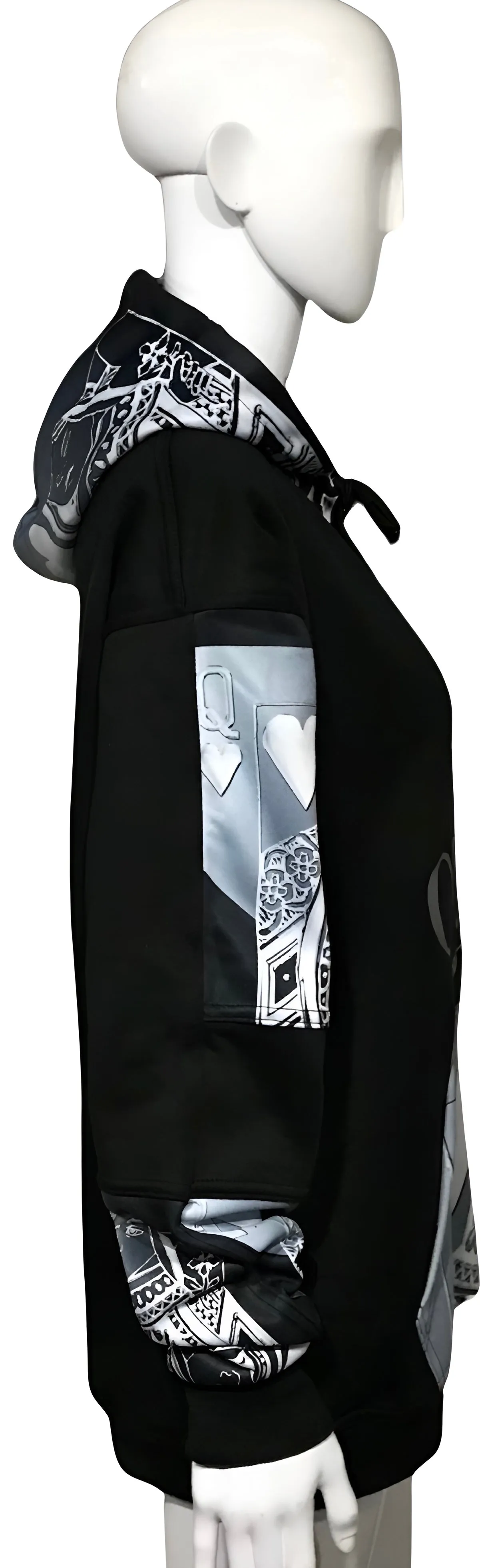 ^QUEEN OF HEARTS^ ~LUXURY PULLOVER HOODIES~ (CUT & SEW) (EMBROIDERED LOGO)