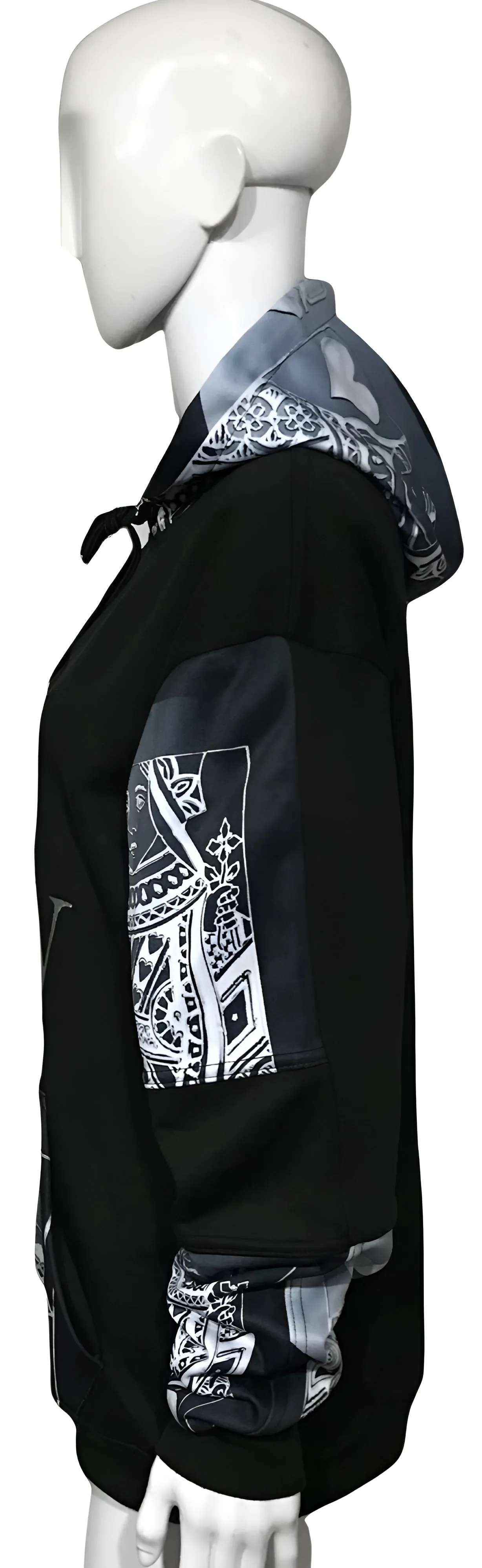 ^QUEEN OF HEARTS^ ~LUXURY PULLOVER HOODIES~ (CUT & SEW) (EMBROIDERED LOGO)