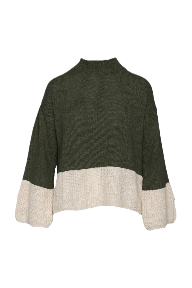Saiph green cream pullover
