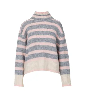 Saiph grey striped pullover