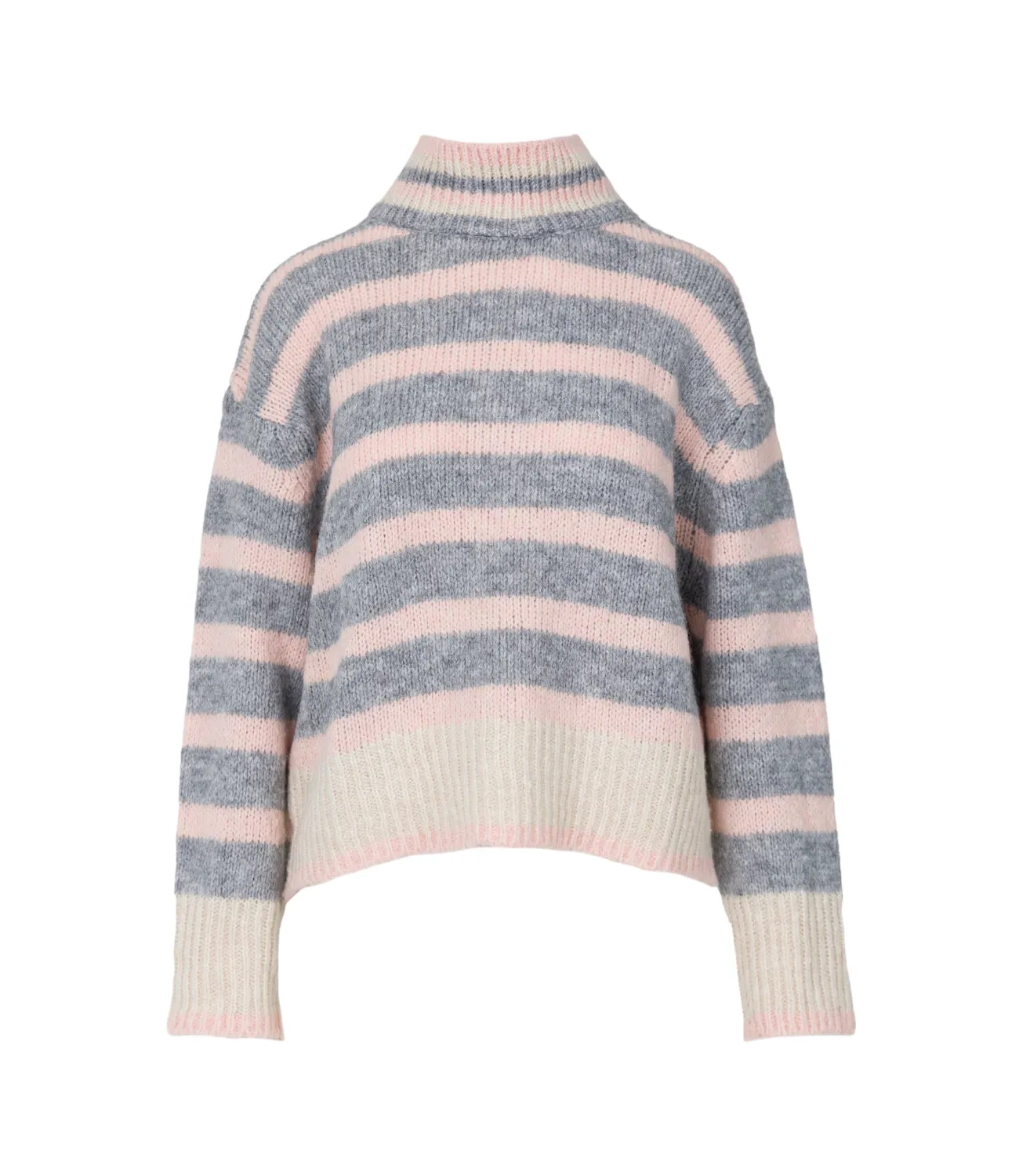 Saiph grey striped pullover