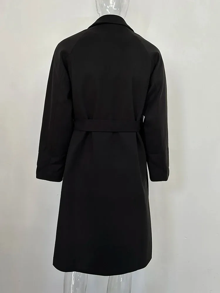 Single-Breasted Wool Coat