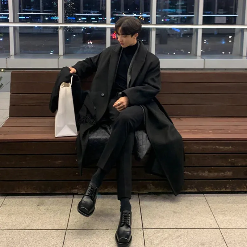 Single-Breasted Wool Coat