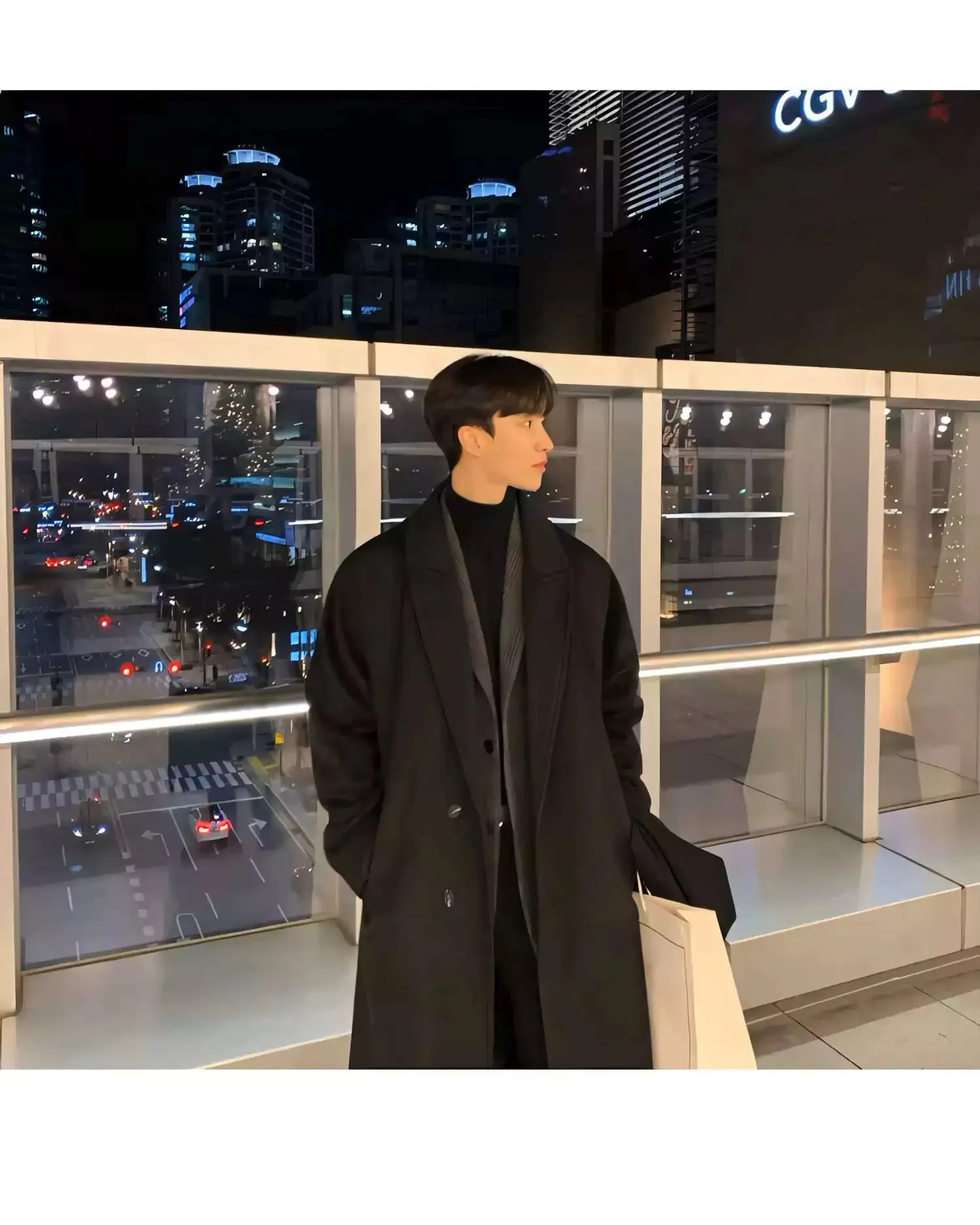 Single-Breasted Wool Coat