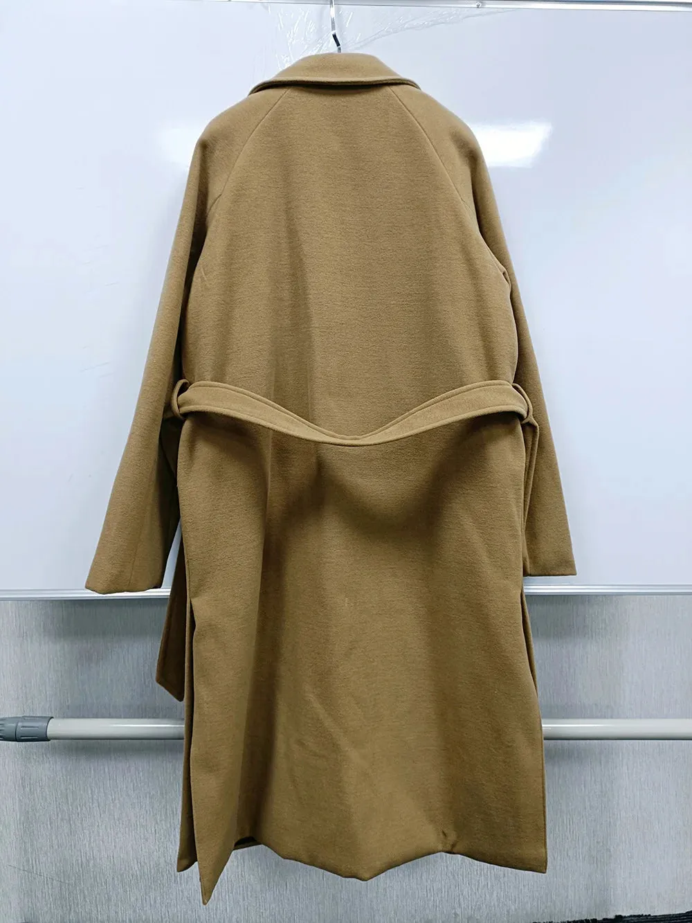 Single-Breasted Wool Coat