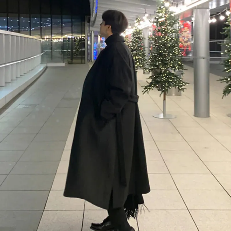Single-Breasted Wool Coat