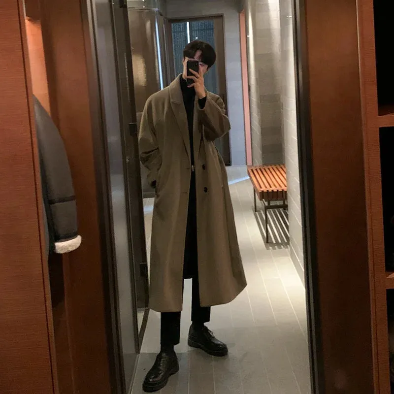 Single-Breasted Wool Coat