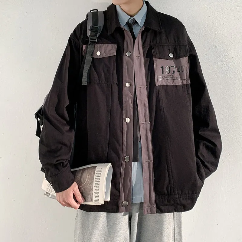 Spring Autumn Casual Premium Heavy Shirts Men Solid Loose Long Sleeve Shirts Male Hip Hop Thick Korean Man Woolen Coat New