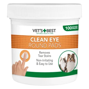 Vet's Best Clean Eye Round Pads