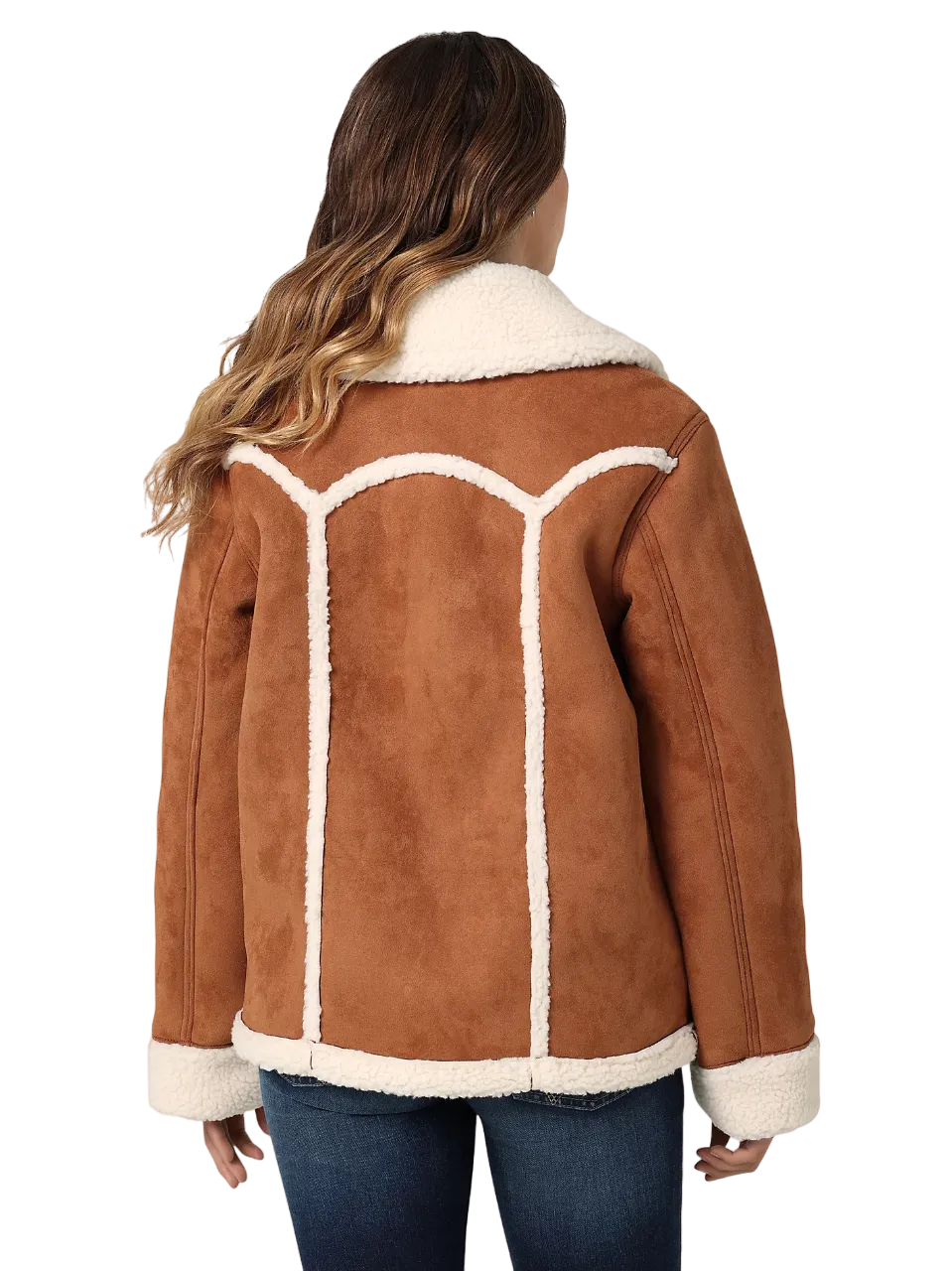 Wrangler Women's Lion Faux Shearling Barn Coat